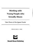 Cover of: Working with young people who sexually abuse by edited by Martin C. Calder.