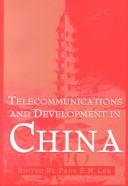 Cover of Telecommunications and development in China