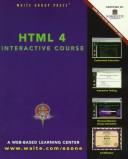 Cover of: HTML 4 interactive course
