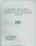 Cover of: Licensing and Copyright Management | 