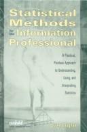 Cover of: Statistical Methods for the Information Professional by Liwen Vaughan