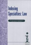 Cover of: Indexing specialties: law