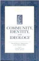 Cover of: Community, Identity and Ideology by 