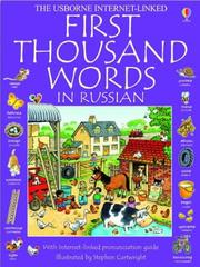 First Thousand Words in Russian (First Thousand Words) by Heather Amery, Stephen Cartwright, Sabine Wyckaert-Fetick, Sophie Cooper