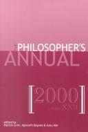 Cover of: The Philosopher's Annual, Volume 22 (Center for the Study of Language and Information - Lecture Notes)