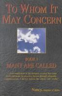 Cover of: To whom it may concern