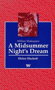 Cover of: A Midsummer Night's Dream (Writers & Their Work) by Helen Hackett