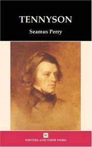 Cover of: Alfred Tennyson (Writers & Their Work) by Seamus Perry