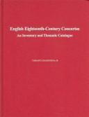 Cover of: English Eighteenth-century Concertos | Owain Tudor Edwards
