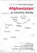 Cover of: Afghanistan: a country study