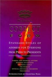Cover of: Debrett's correct form. by 
