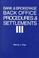 Cover of: Bank and Brokerage Back Office Procedures and Settlement