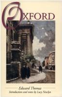 Cover of: Oxford by Edward Thomas