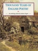 Cover of: Thousand Years of English Poetry: An Anthology