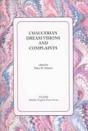 Cover of: Chaucerian Dream Visions And Complaints (Middle English Texts (Kalamazoo, Mich.).)