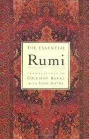 Cover of: Essential Rumi by Rumi (Jalāl ad-Dīn Muḥammad Balkhī)