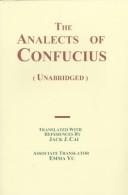 Cover of: The Analects of Confucius by Jack J. Cai, Emma Yu