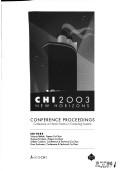 CHI 2003 by CHI Conference (2003 Fort Lauderdale, Fla.)