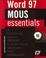 Cover of: Mous Essentials Word 97 Proficient (MOUS Essentials)