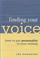 Cover of: Finding Your Voice