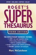 Cover of: Roget's Super Thesaurus by Marc McCutcheon