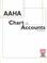 Cover of: AAHA chart of accounts