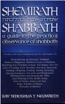 Cover of: Shemirath Shabbath 3 Volume Set by Yehoshau Y. Neuwirth