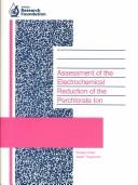 Cover of: Assessment of the electrochemical reduction of the perchlorate ion