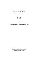 Cover of: The Places As Preludes by Gustaf Sobin