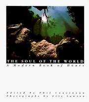 Cover of: The soul of the world: a modern book of hours