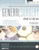 Cover of: General Surgery: Pearls Of Wisdom: In-Service And Board Review (Physician Series)