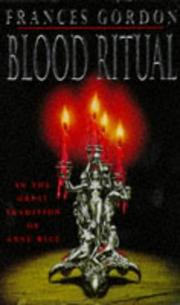 Cover of: Blood Ritual by Frances Gordon, Gordon