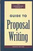 Cover of: The Foundation Center's Guide to Proposal Writing