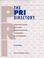 Cover of: The PRI directory