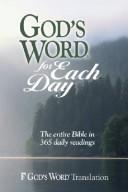 Cover of: God's Word for Each Day-GW
