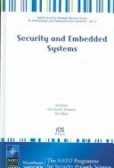 Front cover of Security and Embedded Systems: Volume 2 NATO Security through Science Series by Unknown