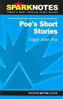Cover of: Poe's Short Stories (SparkNotes Literature Guide) (SparkNotes Literature Guide)