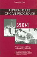 Cover of: Federal Rules of Civil Procedure