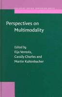 Cover of: Perspectives On Multimodality (Document Design Companion) by 