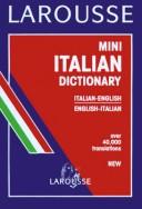 Cover of: Larousse Mini Italian-English, English-Italian Dictionary by Larousse
