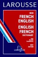 Cover of: Larousse mini dictionnaire: français-anglais, anglais-français