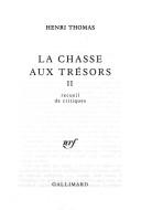 Cover of: La chasse aux trésors