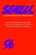 Cover of: Semeia 56: Social Networks in the Early Christian Environment by L. Michael White