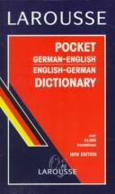 Cover of: Dic Larousse Pocket German-English English-German Dictionary