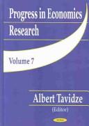 Cover of Progress in Economics Research