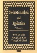 Cover of: Stochastic Analysis and Applications, Vol. 2
