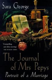 Cover of: The Journal of Mrs.Pepys by Sara George, Sara George