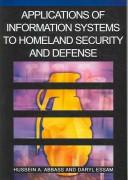 Cover of: Applications of Information Systems to Homeland Security and Defense | 