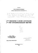 2èmes Rencontres d'archéo-ichthyologie by Fish Osteoarchaeology Meeting (2nd 1983 Sophia-Antipolis, France and Valbonne, Alpes-Maritimes, France)