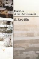 Cover of: Paul's Use of the Old Testament by E. Earle Ellis